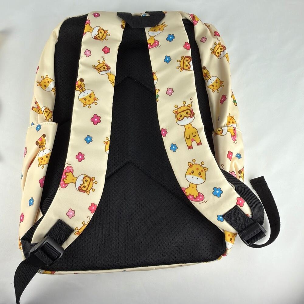 NWOT Giraffe School Backpack Girls, 3Pcs Waterproof Lunch bag pencil case - Picture 10 of 13